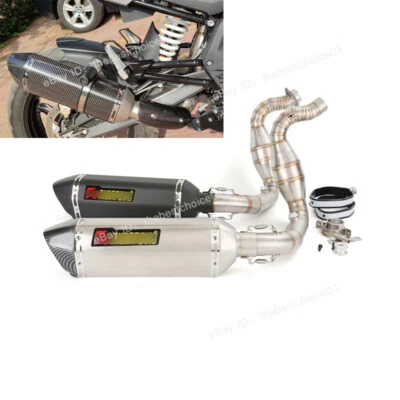 Silenciador de tubo delantero DB Killer sistema de escape completo para BMW G310R G310GS 2016-2024 Foto 1 de 4