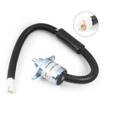 12V Fuel Shut off Solenoid Valve Generator Oil Stop Solenoid Valve KM2V80-11700A - Image 1 of 4