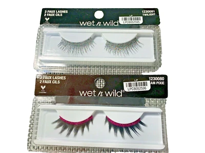 Pestañas de imitación Wet N Wild - 2 juegos - Crepúsculo y Glam Pixie Foto 1 de 2
