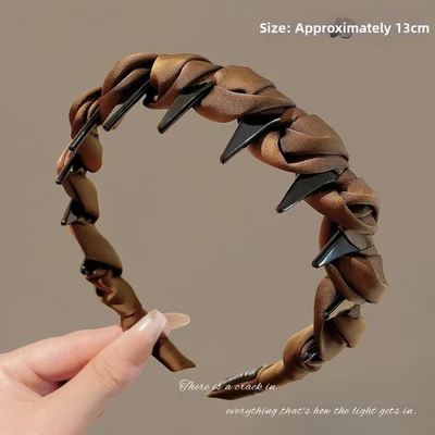 女士韩国风格头带高冠减肥效果日常使用 — 第 1/4 张图片