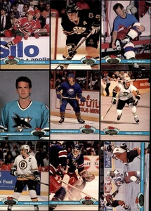 1991-92 Topps Stadium Club Hockey Complete Your Set #1-400 You Pick! - Picture 1 of 82