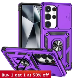 Funda de teléfono con soporte magnético para Samsung Galaxy S25 Ultra S24 S23 S22 FE A55 A35 - Imagen 1 de 13