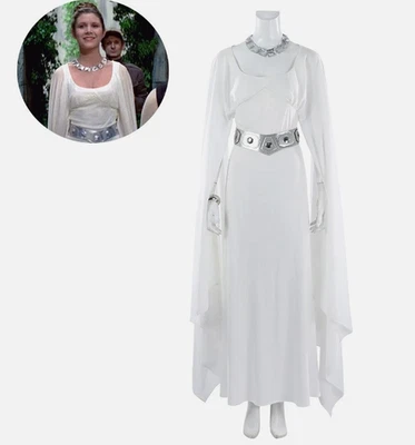 STAR WARS IV-A NEW HOPE (1977) косплей Leia Organa соло костюм платье - Изображение 1 из 4