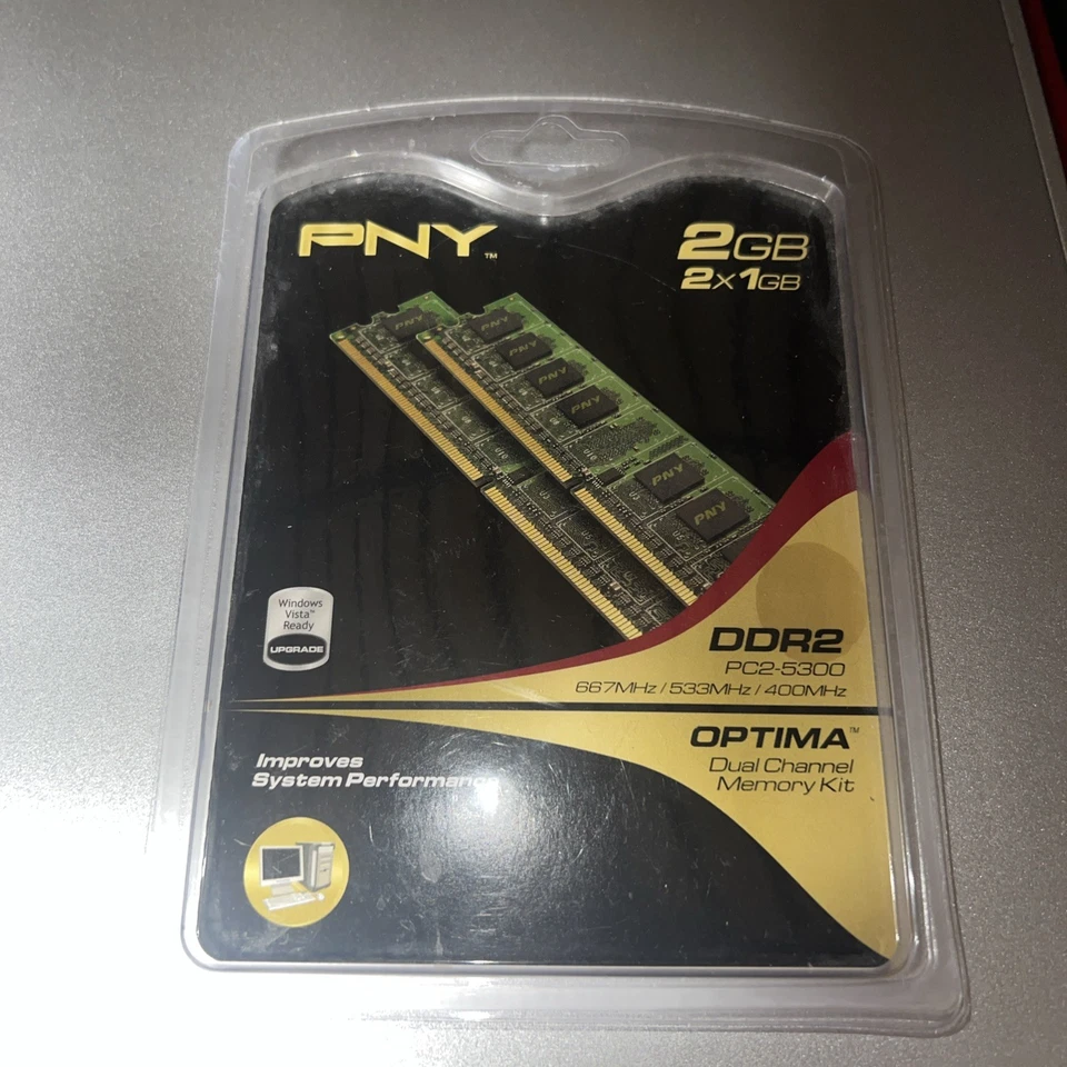 PNY PC2-5300 2 GB SO-DIMM 667 MHz DDR2 SDRAM Memory (MN2048SD2-667) - Image 1 of 2