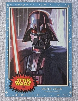 Topps Star Wars Living Set Darth Vader new limited edition no 278 card - Image 1 of 2
