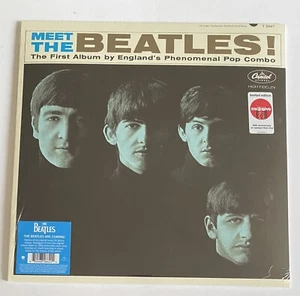 MEET THE BEATLES 2024 60th Anniv Opaque BLUE VINYL LP Target Exclusive! SEALED! - Picture 1 of 3