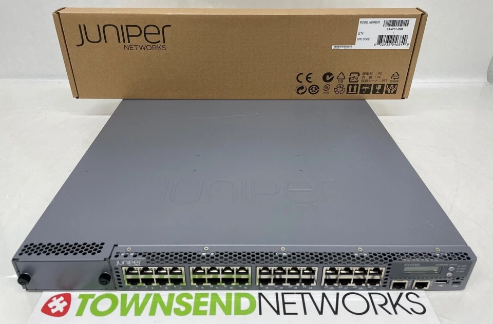 Juniper EX4550-32T-AFI 32 Port 10GE + Dual AC w/EX-4PST-RMK **Tested/Warranty** - Image 1 of 1
