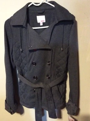 Chaqueta con capucha Bongo de alta moda gris talla S para mujer Foto 1 de 4