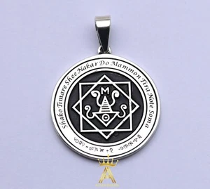 Mammon Pendant Silver Mammon Pendant Charm of Money Pendant Charm Pendant Mammon - Picture 1 of 6
