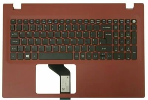 Acer Aspire E5-573G E5-552 E5-552G Palmrest Cover Keyboard UK Red 6B.MVSN7.029 - Picture 1 of 2