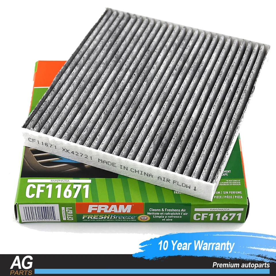 Filtro de aire de cabina Fram Breeze Fresh para RAM 1500 RAM 2500 RAM 3500 RAM 4500 Foto 1 de 4