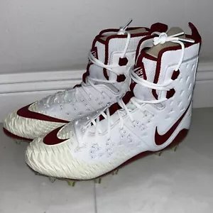 NUOVE Nike Force Savage Elite TD da uomo taglia 13 bianche/rosso universitario MARRONE - Foto 1 di 5