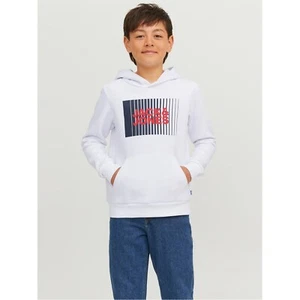 Jack & Jones Kids Play Logo Hood Oth Hoodie Hooded Sweatshirt Top - Picture 1 of 21