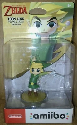 Toon Link Amiibo Wind Waker legend of Zelda Nintendo Switch Wii U 3DS NUEVO SELLADO Foto 1 de 2