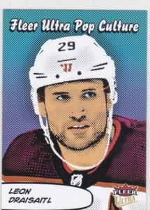 2021/22 FLEER ULTRA..LEON DRAISAITL..POP CULTURE..CARD # PC-17..OILERS - Picture 1 of 1