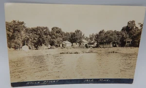 Vintage Halla Resort Isle Minn AZO Post Card - UNWRITTEN 3.5 x 5 7/16 (TF545) - Picture 1 of 2