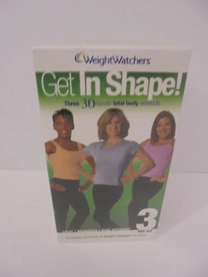 Weight Watchers Get In Shape 3 VHS Workout Set Foto 1 de 3