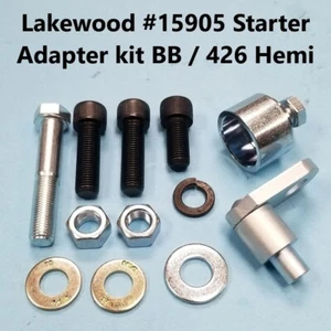 Mopar Lakewood Part # 15905 383 440 Big Block 426 Hemi Starter Adapter Kit NEW - Picture 1 of 1