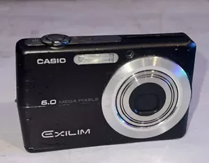 Casio Exilim EX-Z600 6MP 3x Zoom Black Digital Camera ONLY Tested - Picture 1 of 6