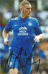 PETERBOROUGH: MARCUS MADDISON SIGNED 6x4 ACTION PHOTO+COA - Picture 1 of 1