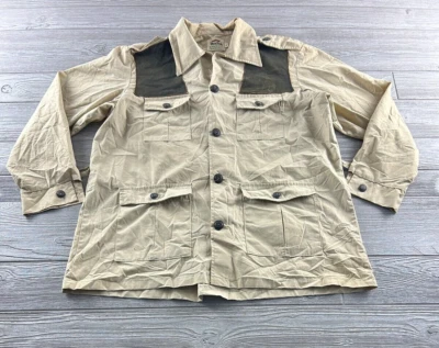 Duxbak Kamp-It Sportswear Shirt Mens X-Large Beige Button Up Shooting Hunting - Image 1 of 4