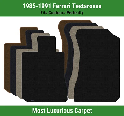 Alfombrillas de primera fila Lloyd Luxe para Ferrari Testarossa 1985-1991  Foto 1 de 4