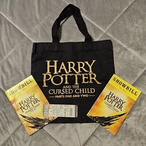 Harry Potter Cursed Child Broadway Bundle with Showbills, Collectible Tote Bag - Picture 1 of 3