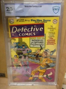 Dc Batman Detective Comics CBCS cgc 2.0 197 Justice League 1953 - Picture 1 of 3