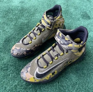Nike Alpha Huarache Elite 4 Baseball Cleats Black Camo FD5517 200 Mens Size 13 - Picture 1 of 13