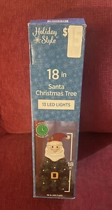 🆕 Holiday Styles, 18' Santa Weihnachtsbaum 13 LED Lichter Weihnachtsdekoration - Bild 1 von 5
