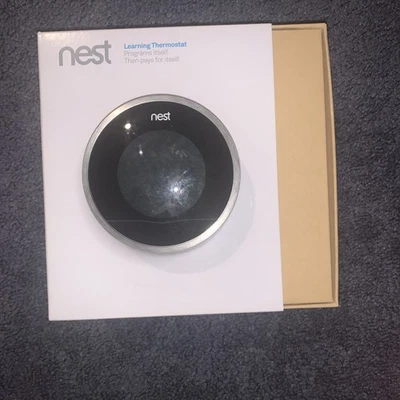 Nest 2nd Generation Learning Silver Programmable Thermostat - Image 1 of 4