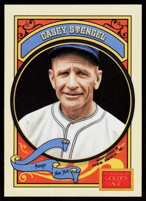 CARTÃO DE BEISEBOL 2014 Panini Era de Ouro Casey Stengel #35 New York Yankees - Imagem 1 de 2