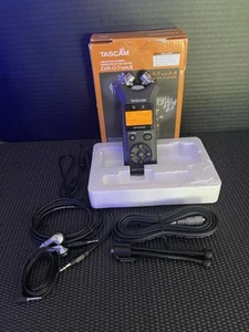 TASCAM DR-07MKII Portable Digital Recorder & Adjustable Microphone Working Plus- - Picture 1 of 12