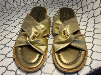 BLOWFISH MALIBU Gold  Sandals -  Sz. 10 -  FREE SHIPPING - Image 1 of 4