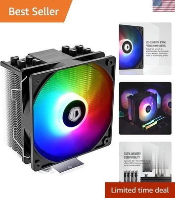 SE-214-XT ARGB CPU Cooler 4 Heatpipes CPU Air Cooler ARGB Light Sync with Mot... - Image 1 of 4