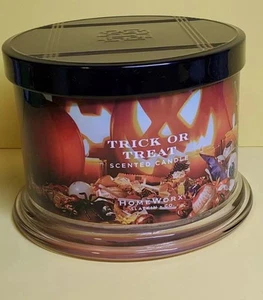 Scented Candle Trick or Treat Homeworx Slatkin & Co Large Glass 14 oz NWP - Bild 1 von 2