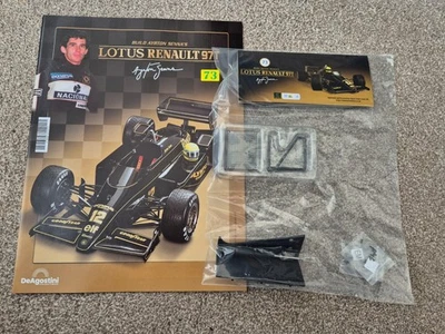 1/8 DEAGOSTINI COSTRUIRE IL 1985 LOTUS RENAULT 97T AYRTON SENNA F1 AUTO PROBLEMA - Immagine 1 di 3