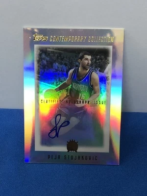 2004 Topps Contemporary Collection Peja Stojakovic Auto 434/499 #133 Rare Auto? - Image 1 of 4