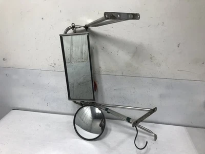 Espejo de puerta izquierdo/conductor Freightliner FLC112 1970-1991 ACERO INOXIDABLE - usado Foto 1 de 4