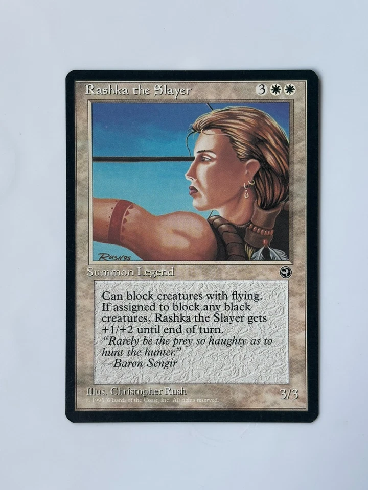 Rashka the Slayer Homelands Magic the Gathering Card - Image 1 of 1