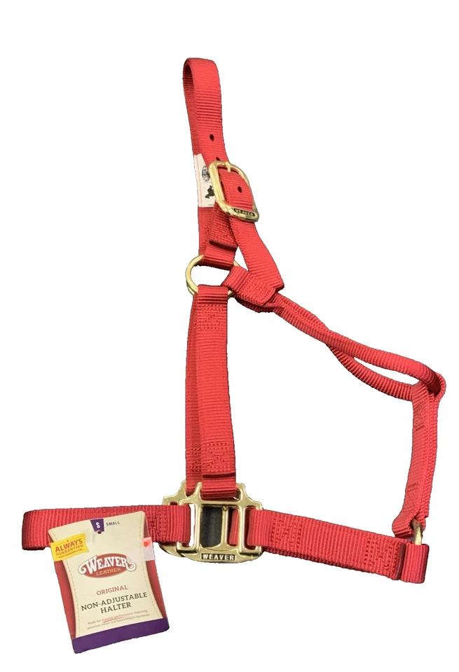 Tejedor 500 a 800 lb Original No Ajustable 1" Nylon Halter Caballo Pequeño Foto 1 de 4