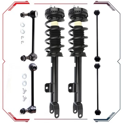 For 2012-2017 Dodge Charger Front Complete Struts and Rear Sway Bar Links Kits - Image 1 of 4