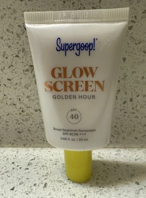 Supergoop! Glowscreen SPF 40 GOLDEN HOUR Sunscreen TRAVEL SIZE 0.68 oz/20ml SEAL - Image 1 of 3