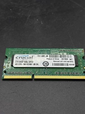 RAM CRUCIAL 4 GB DDR3-1600 - Image 1 of 2