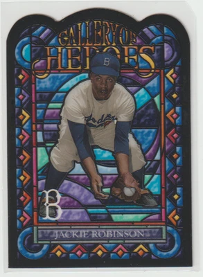 2013 TOPPS ARCHIVES GALLERY OF HEROES JACKIE ROBINSON DODGERS #GH-JR - Image 1 of 2