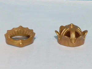 PLAYMOBIL X2 CORONAS DORADAS CORONA NIÑO NIÑA PRINCIPE PRINCESA NIÑOS PALACIO - Imagen 1 de 1