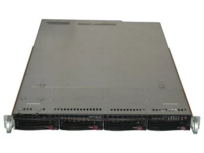 Supermicro CSE-819U 1U Server | 2 x Xeon E5-2667v4 | 32 GB DDR4 | SATA | 10GbE - Bild 1 von 2