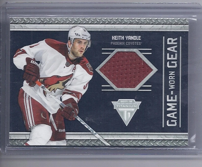 11-12 2011-12 TITANIUM KEITH YANDLE GAME WORN GREAR JERSEY 59 PHOENIX COYOTES - Image 1 of 1