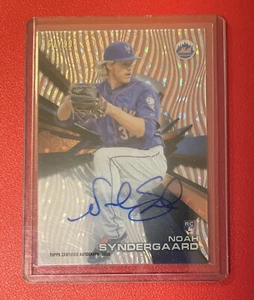 #/99 Noah Syndergaard Auto RC 🔥 2015 Topps High Tek #HT-NS Rookie Auto RC Thor - Picture 1 of 7