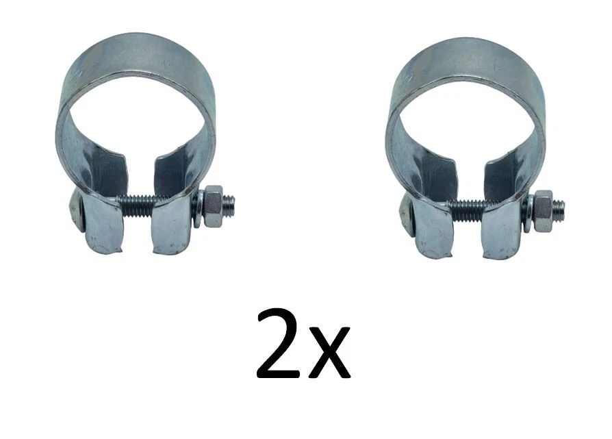 2 x Ø 45 Auspuffschelle VAG Breitbandschelle Rohrverbinder Rohr Schelle Auspuff - Bild 1 von 1